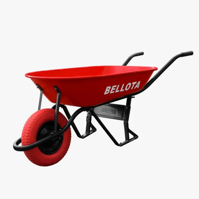 Carretilla Tolva y Chasis Metálico Rueda Antipinchazo 75 Lt Bellota