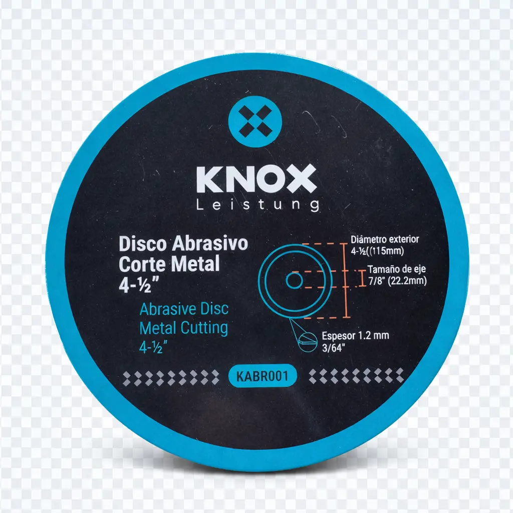 Disco Fino Corte Metal-Inox 7/8" Knox
