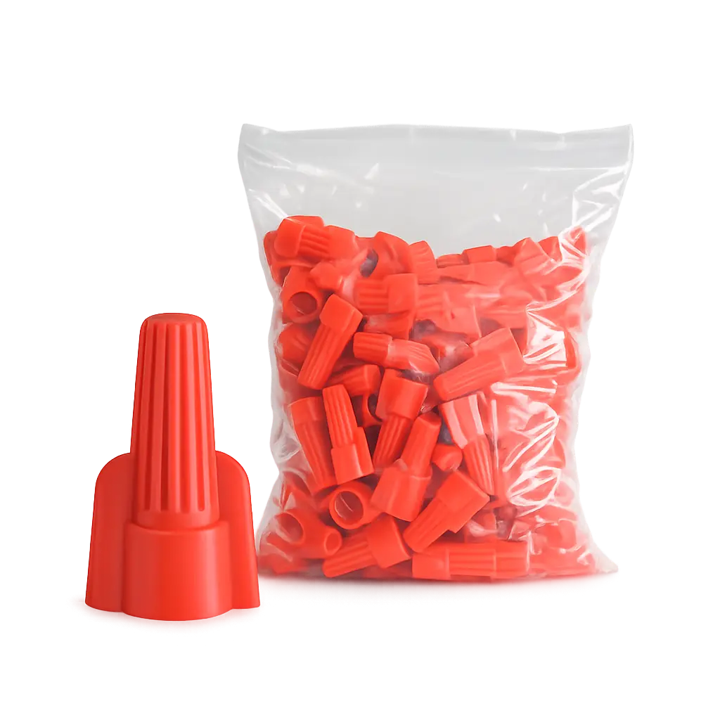 Conector Profesional Naranja Bolsa X100 Unds Mercury