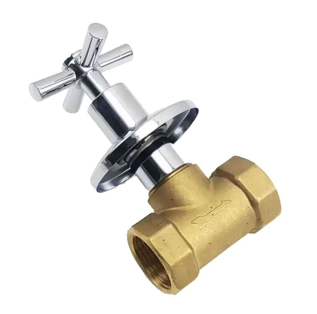 Registro Ducha Blister Promax 1/2" Paso Medio Cruceta/Cromo