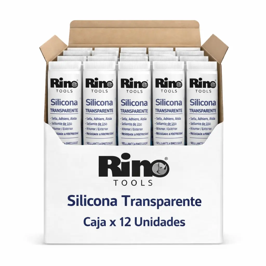 Silicona Transparente Antihongos 50g x 12und Globy 