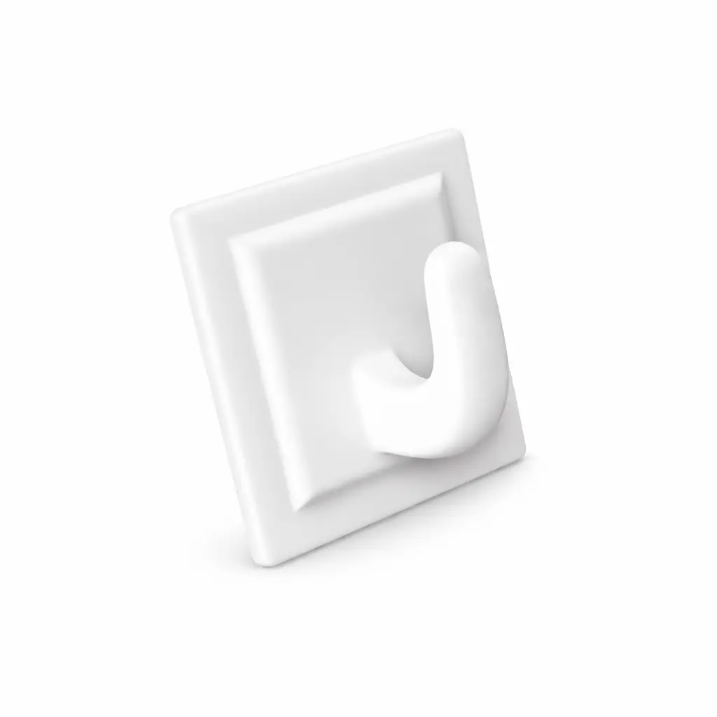 Gancho Adhesivo Plastico Vc