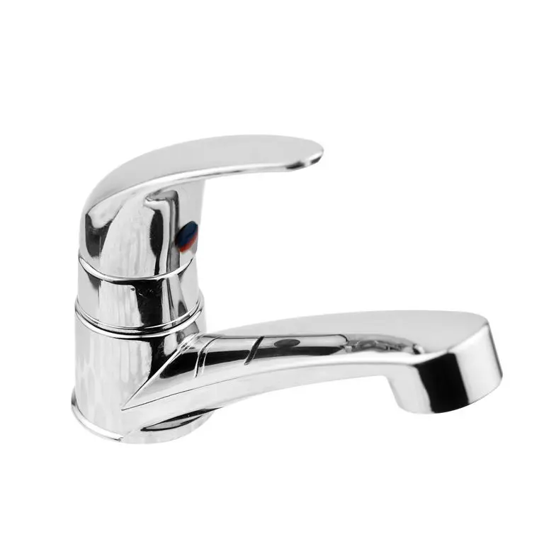Llave Lavamanos Titanium Sencilla Abs Tipo Palanca VQALS003