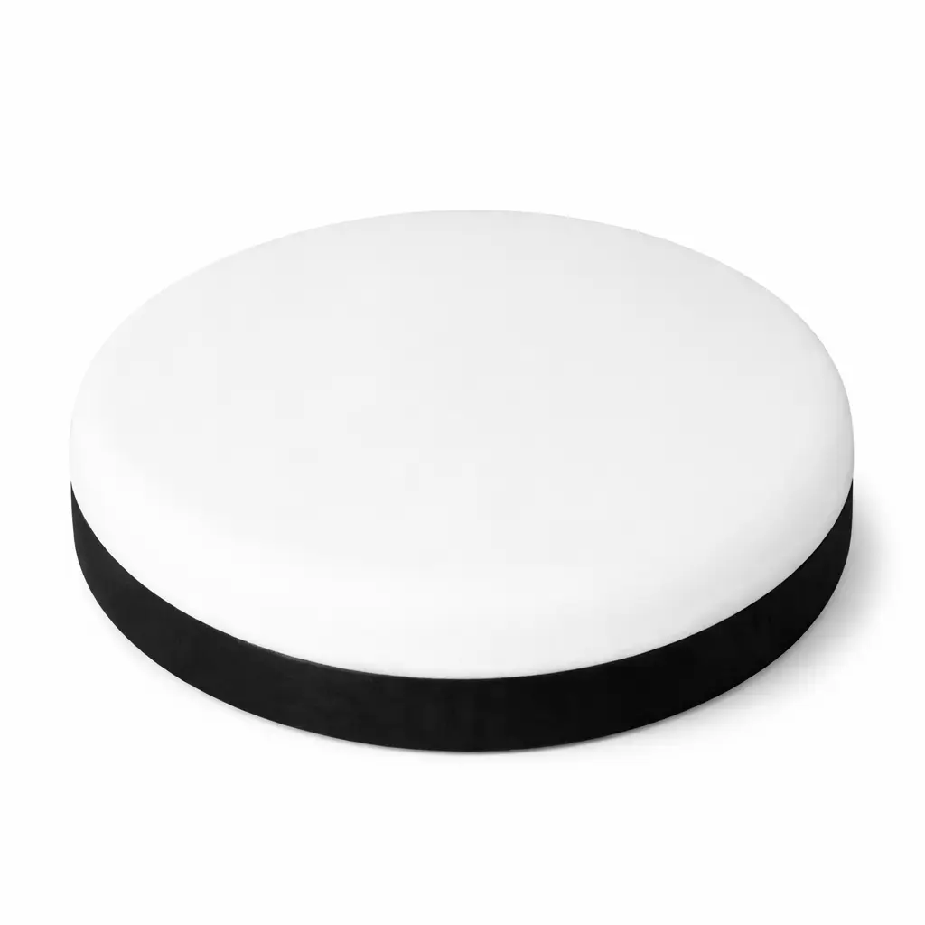 Panel Led Frameless Negro Redondo 6500k Sobreponer Mercury