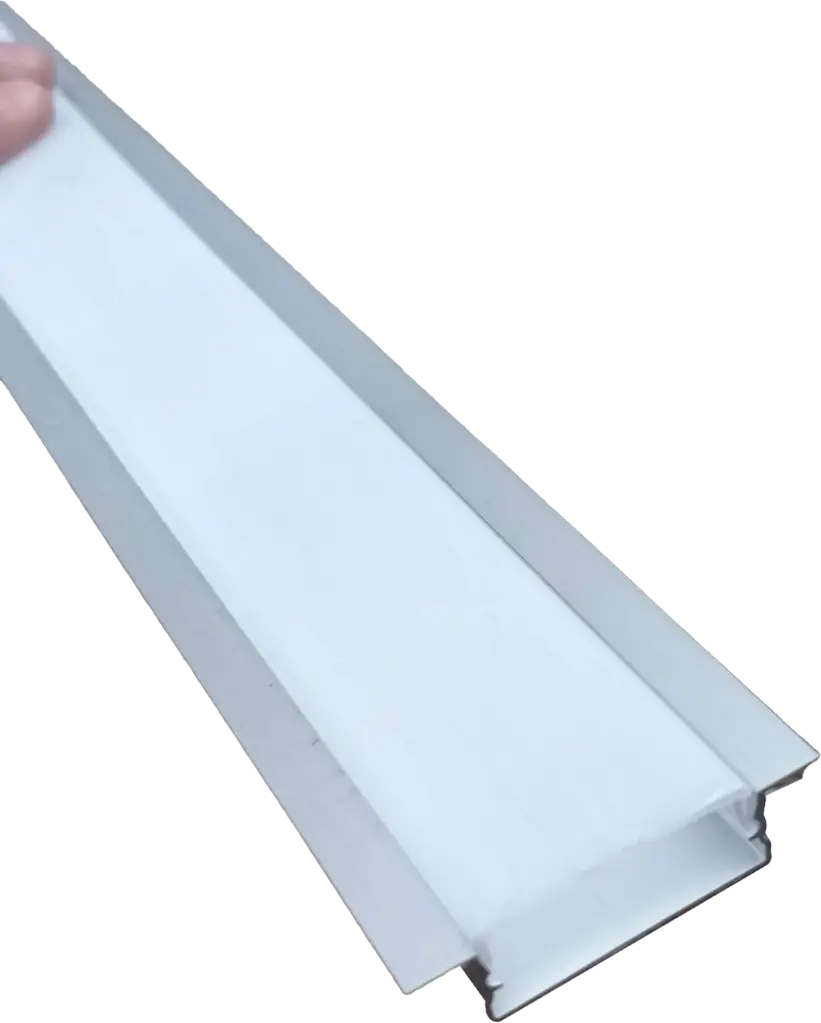 Perfil Led 4210 Riel Aluminio Difusor Pc 42mm*10mm *2 Metros Mercury