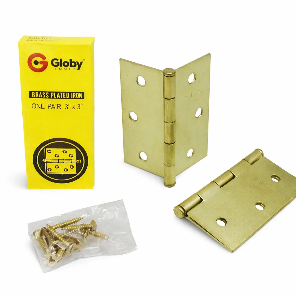 Bisagra Nudo 3X3 Dorada CT Globy