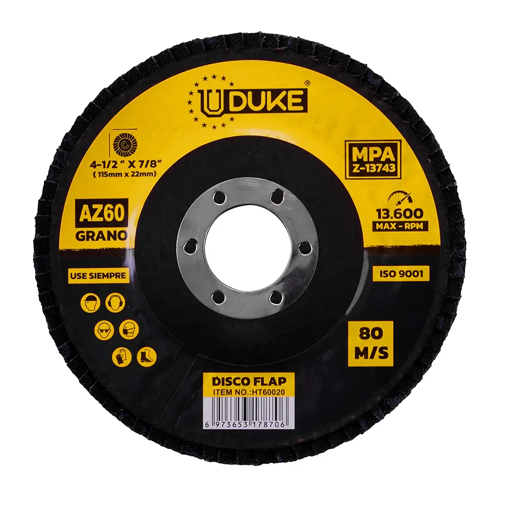 Disco Flap Uduke 4 1/2 115mm X 22mm