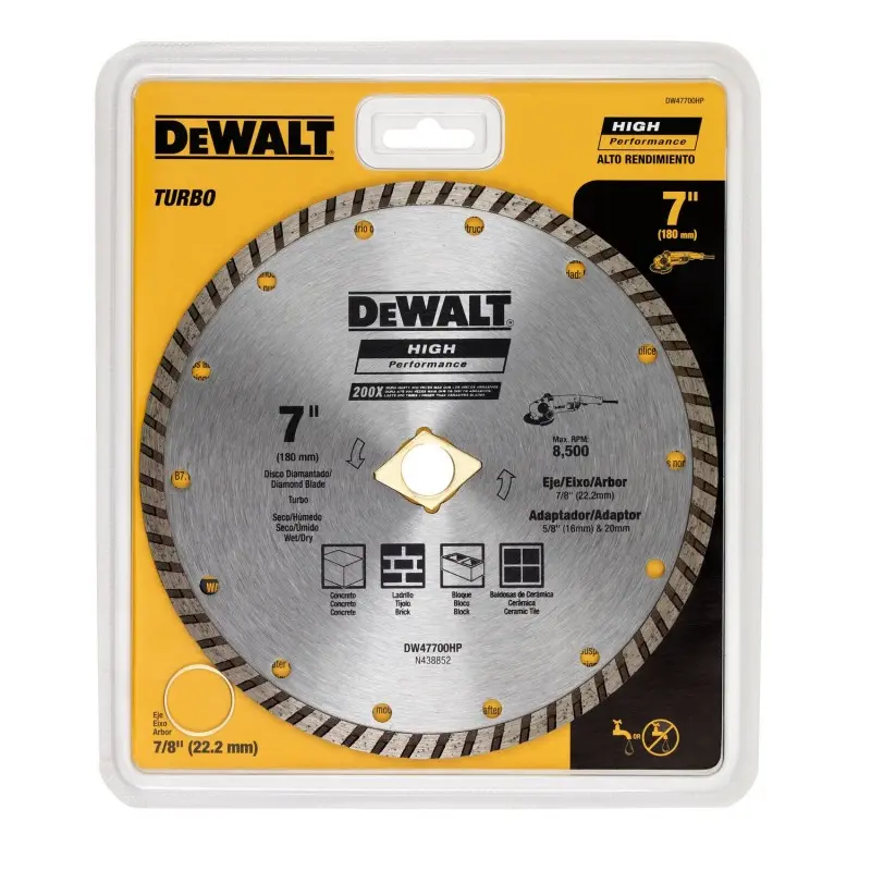 Disco Diamantado Turbo Dewalt