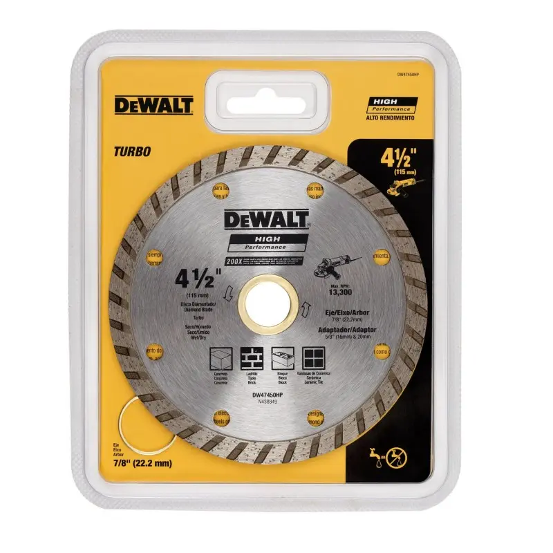 Disco Diamantado Turbo Dewalt
