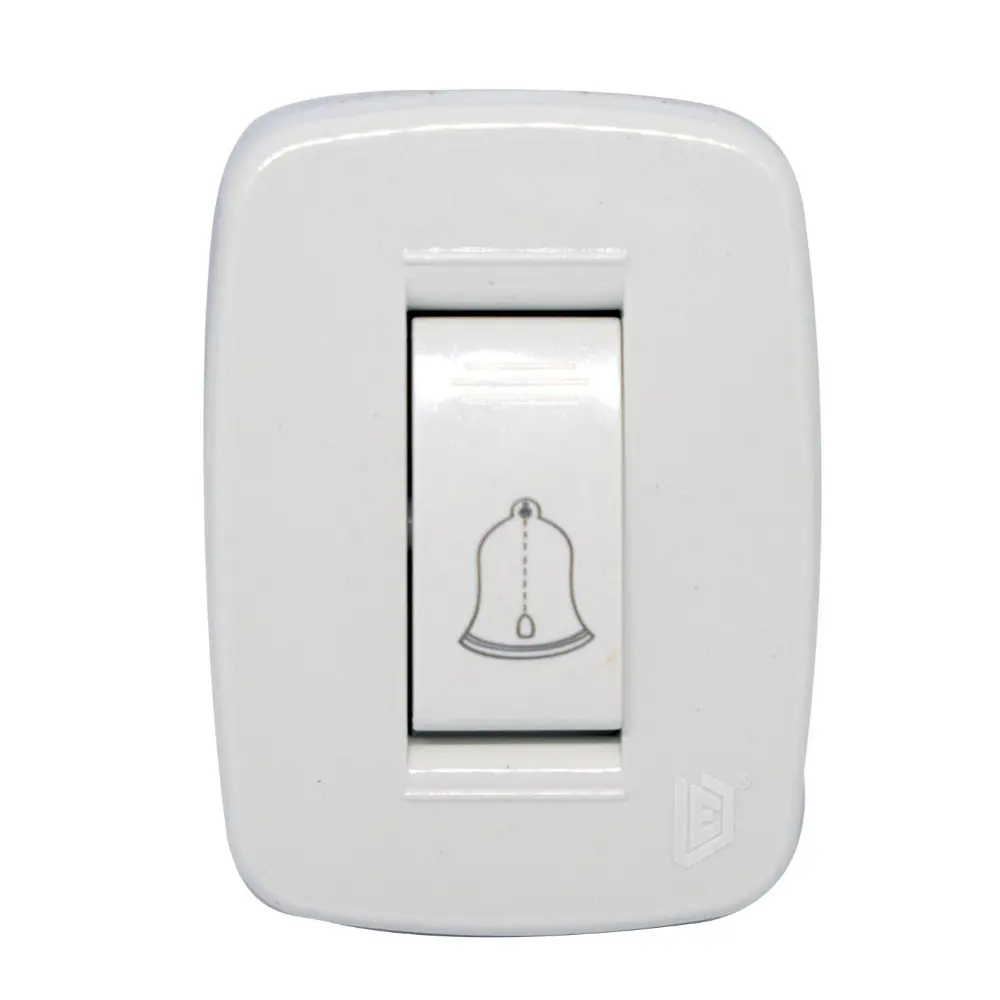 Pulsador Timbre SobrePoner Blanco Duke Energy