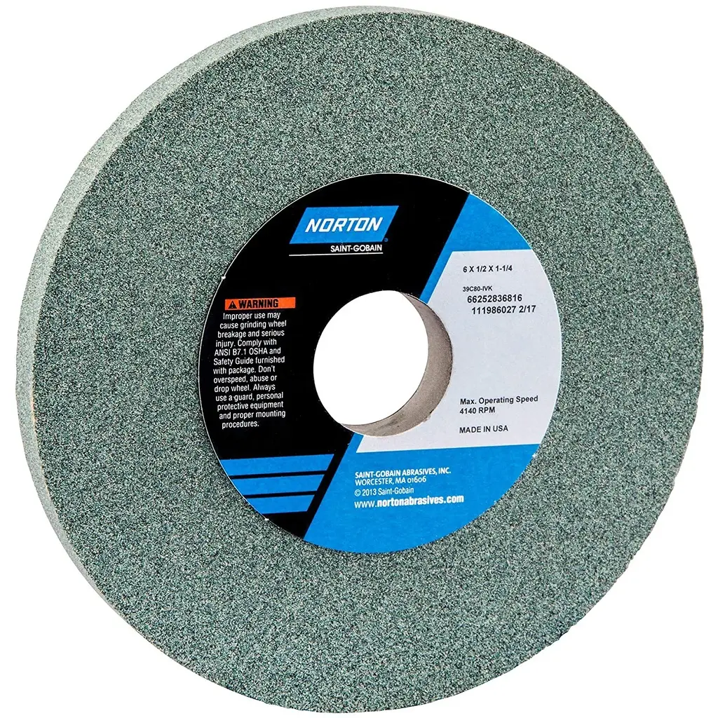 Rueda T1 Carburo de Silicio 6" 150x25x31,75mm Norton