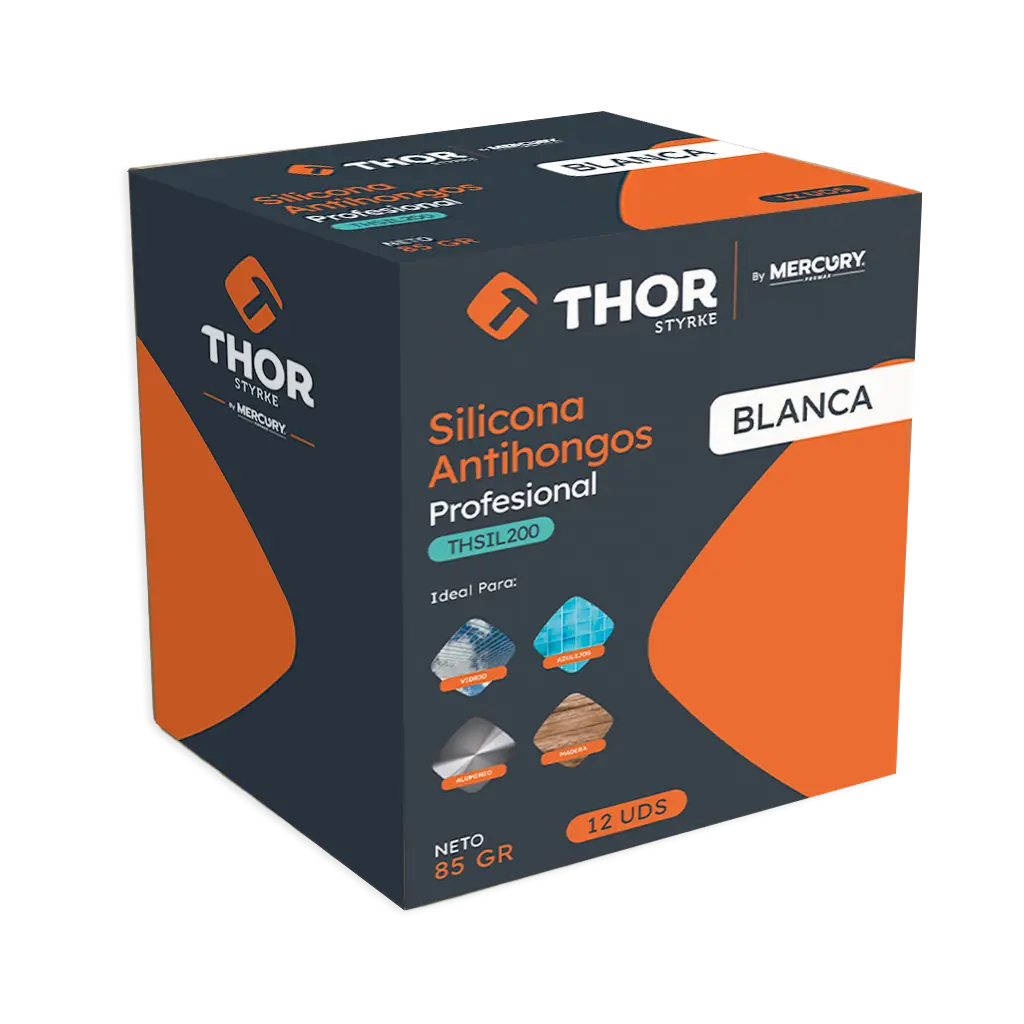 Silicona Antihongos Blister 85gr Thor Caja