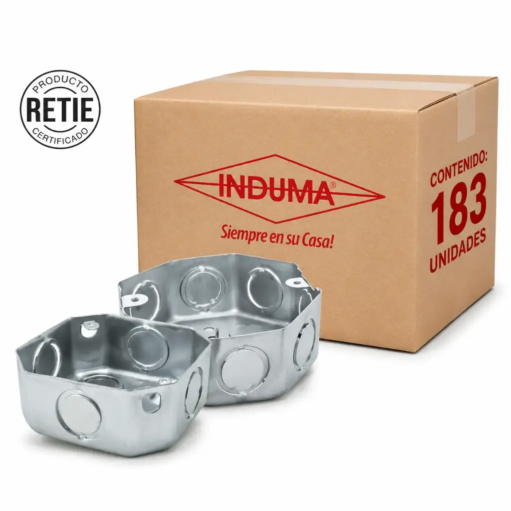 Caja Empalme Metal Octagonal Induma Caja