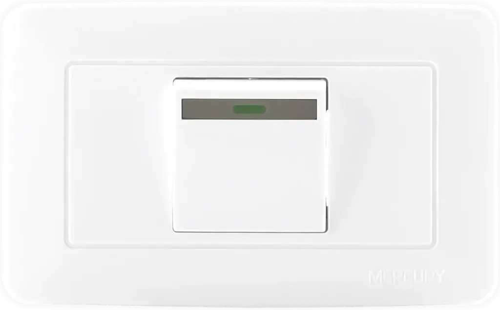 Interruptor Sencillo Conmutable Titanium Blanco