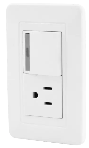 Toma + Interruptor Mercury Blanco 118z-07