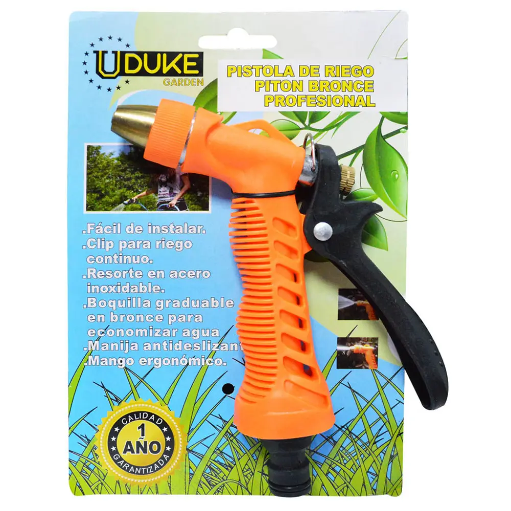Pistola Manguera Piton Naranja Uduke