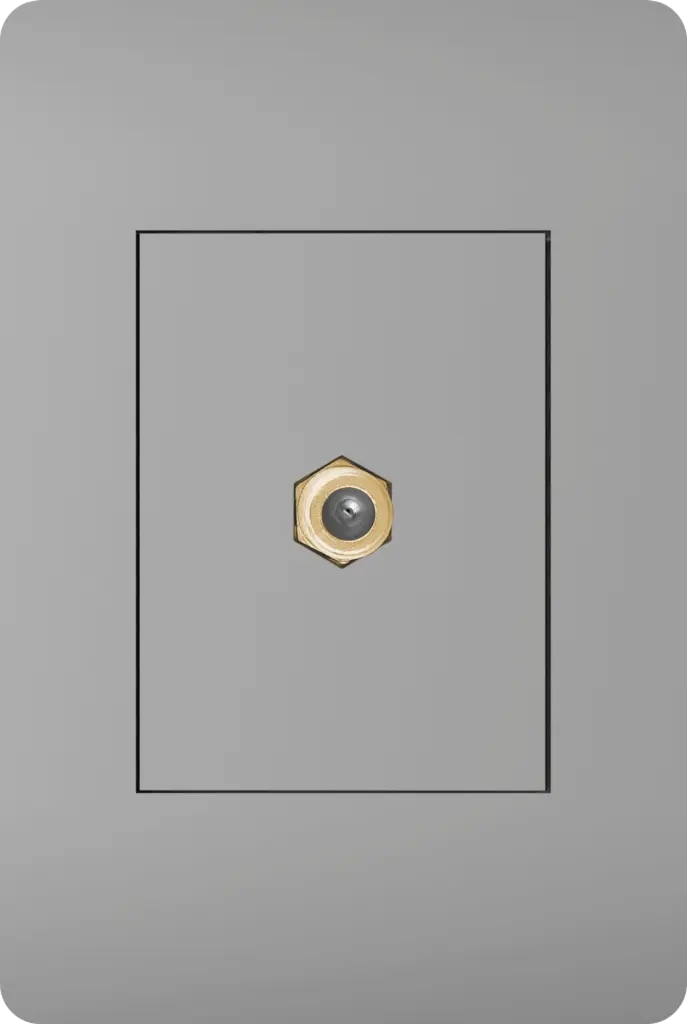 Toma Coaxial Mercury Grigio Torino