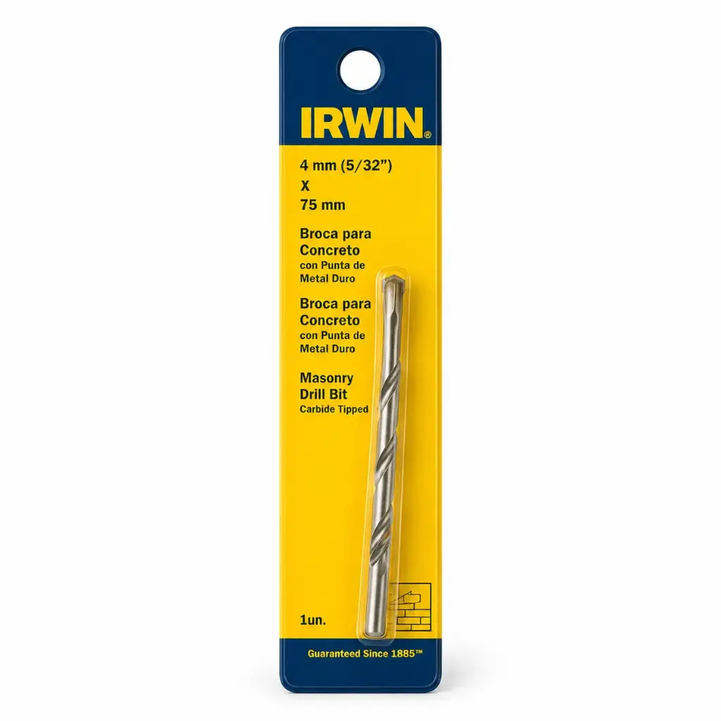Broca Para Muro Irwin 5/32x4"