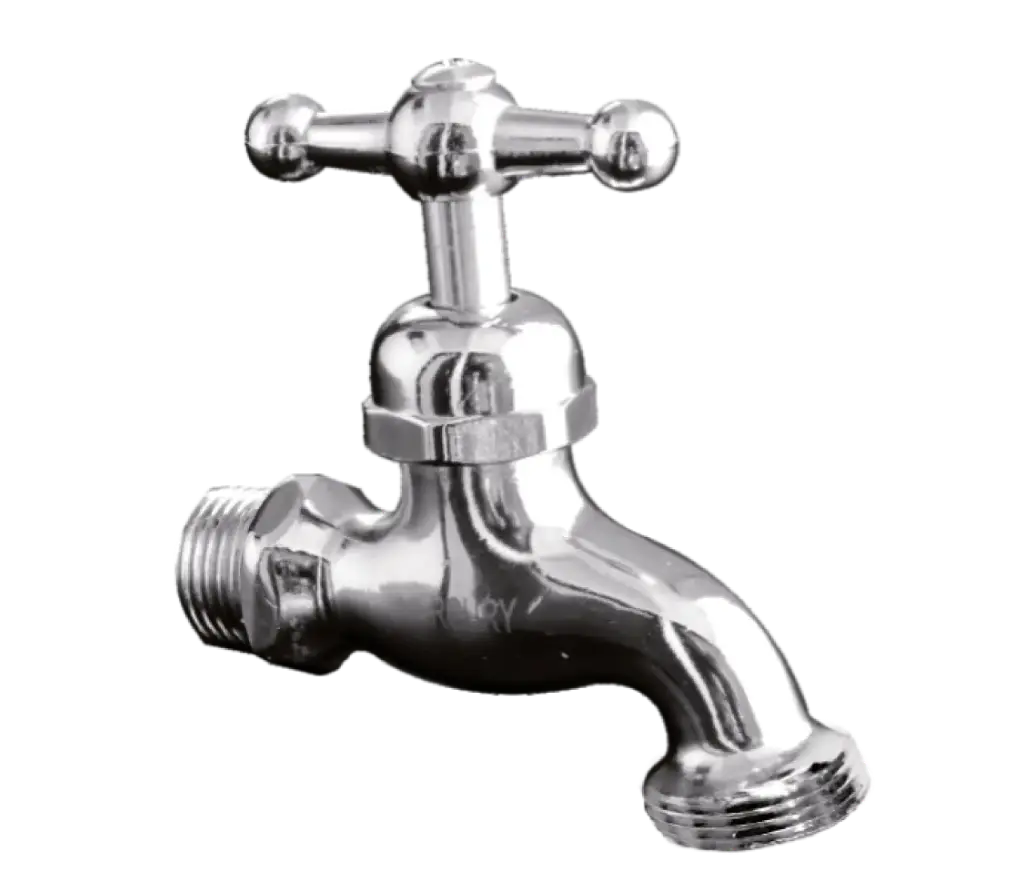 Llave Jardin Corta Pesada Metalica Cromo Valqua