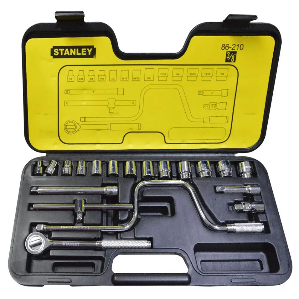 Juego De Copas 20 Piezas 3/8″ De 1/4″ A 7/8″ Stanley