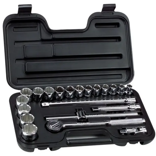 Juego De Copas 22 Piezas 1/2" De 3/8″ A 1.1/8″ Stanley