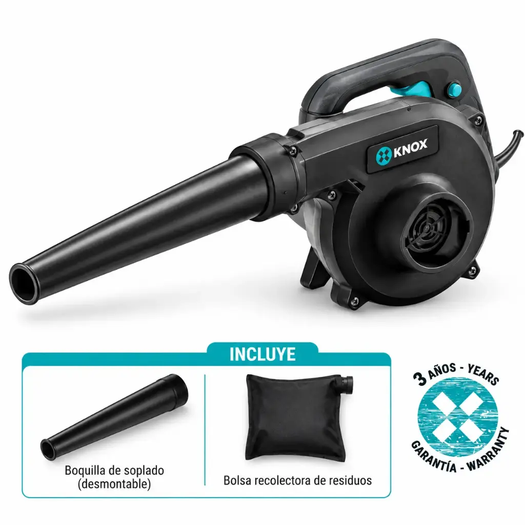 Sopladora 110v~60hz - 550w - Flujo De Aire 2.3 M³ Knox