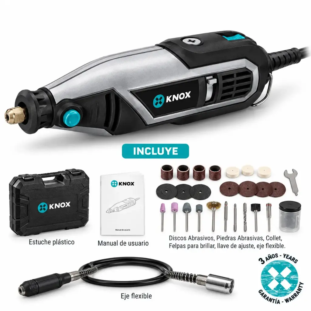 Mototool 1/8" (3.2mm) 110v ~ 60hz / 140w - 10000-35000 Rpm Knox