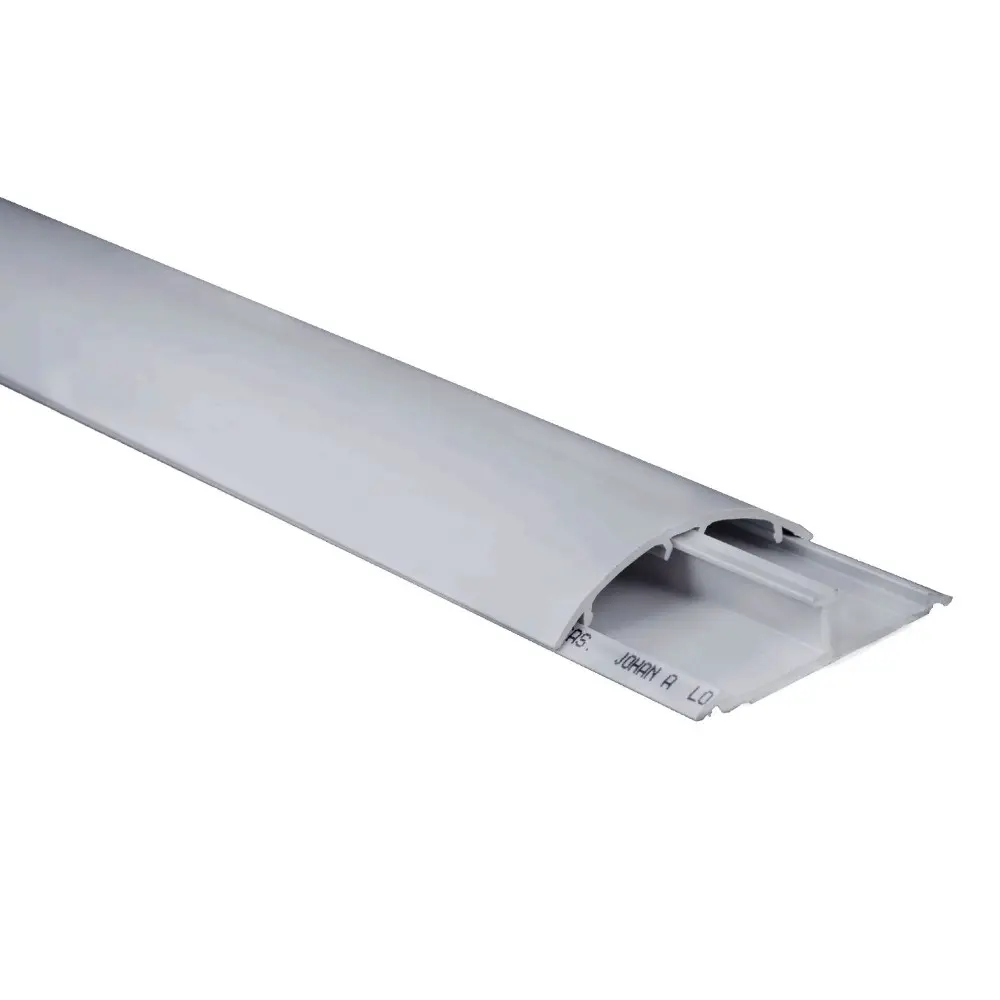 Canaleta De Piso Dexson de 60x13mm Gris 2m Con Adhesivo Schneider