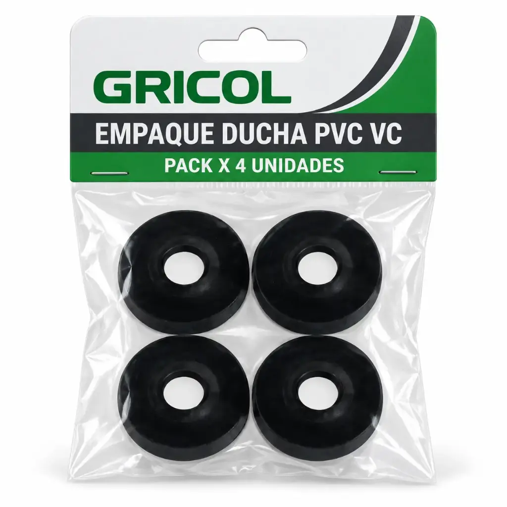 Empaque Gricol Ducha Pvc Vc Pack 4u