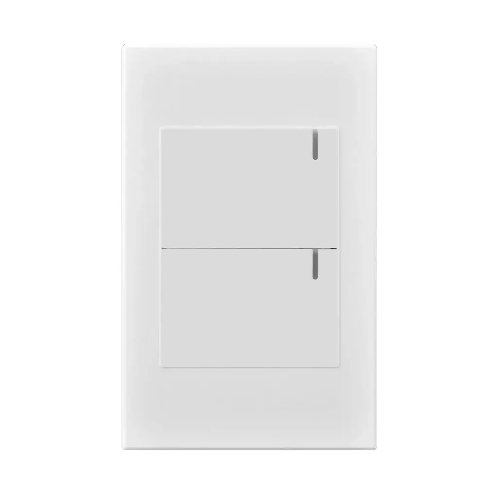Interruptor Doble Conmutable Mercury Premium White