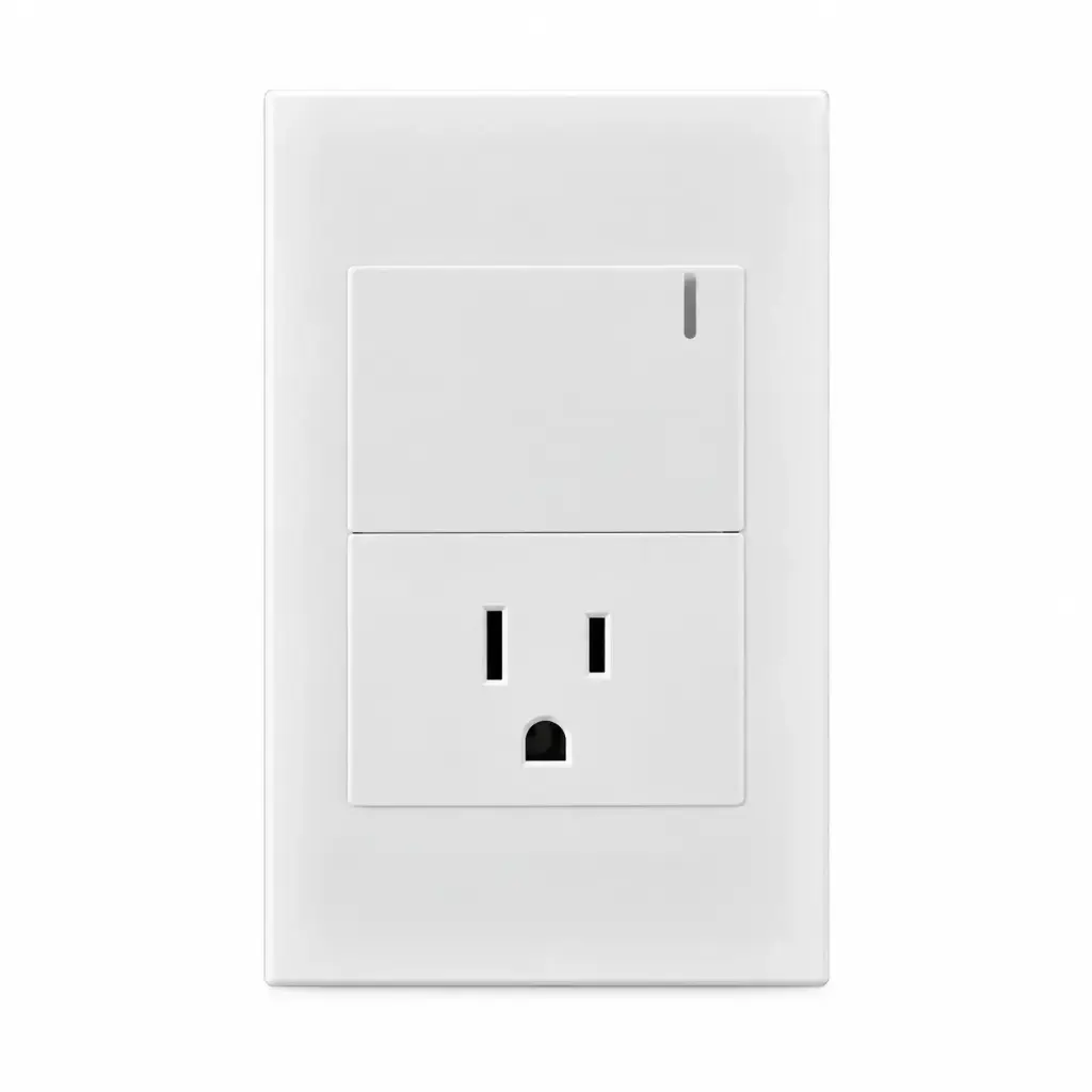 Toma + Interruptor Mercury Premium White