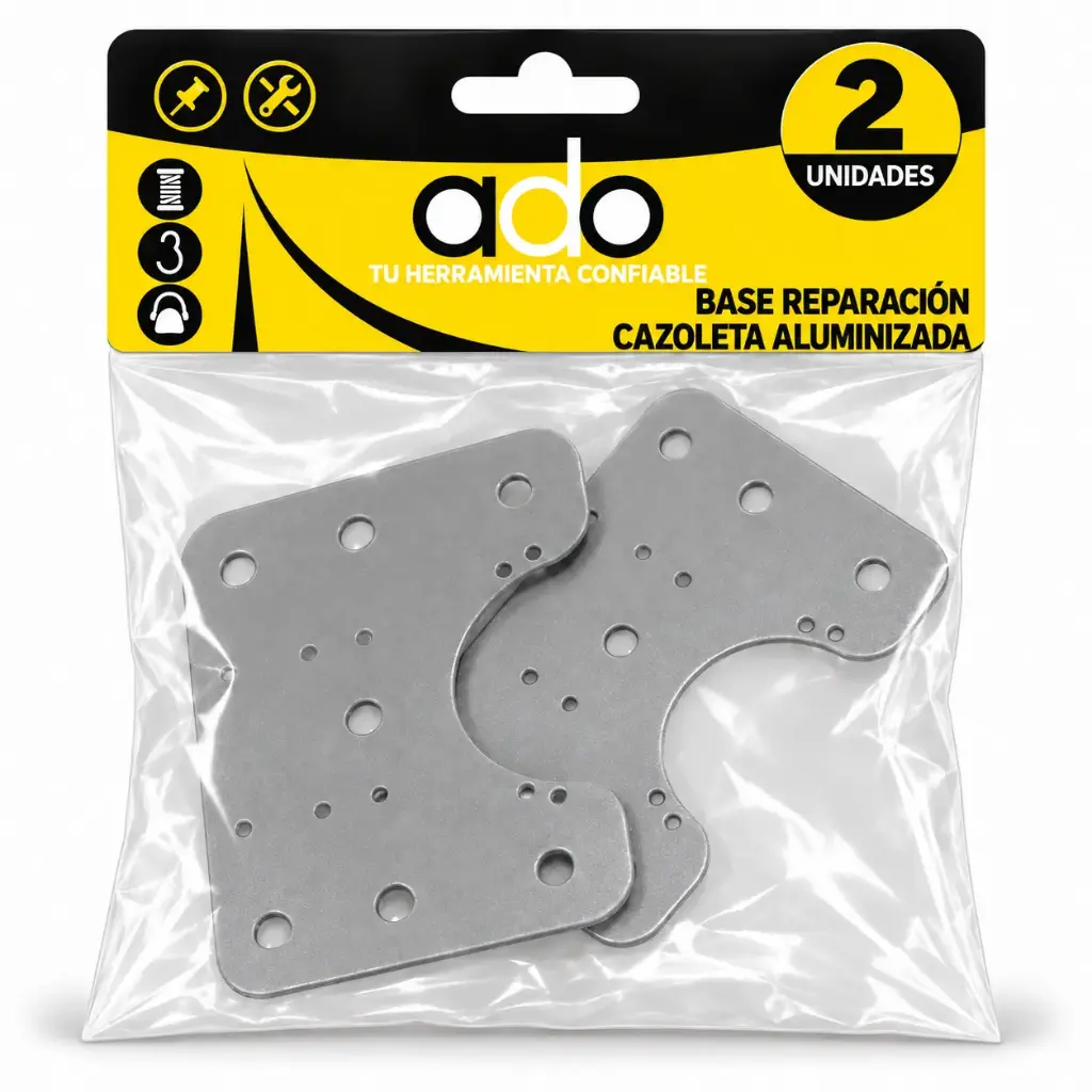 Base Reparacion Cazoleta Aluminizada Induma Pack 2u
