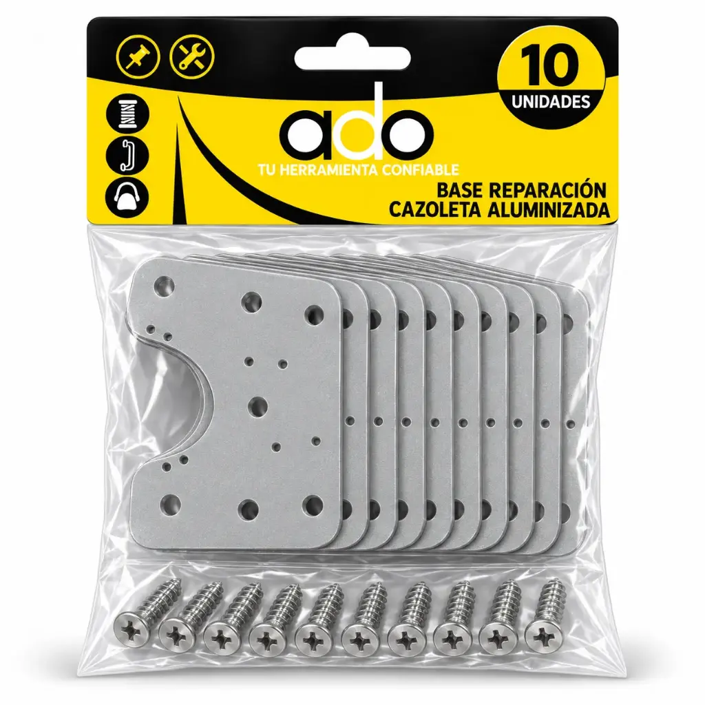 Base Reparacion Cazoleta Aluminizada Induma Pack 10u