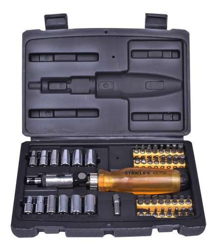 [68-736] Juego de destornillador con ratche articulado Stanley