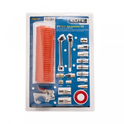 Kit Accesorios Compresor Elite Tools