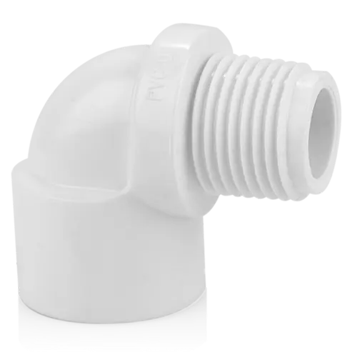 [2006186] Codo Presion Macho 90° Pvc 1/2"