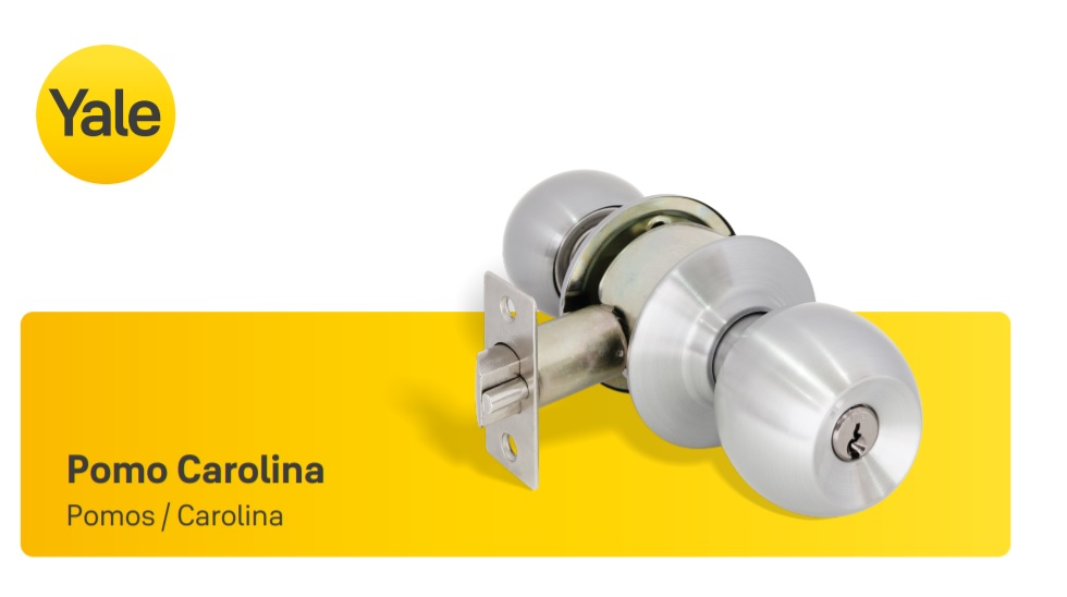 Cerradura Pomo Carolina Yale