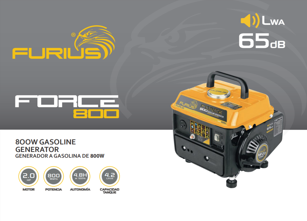 Generador a gasolina Furius