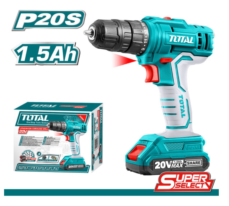 Taladro Inalámbrico Total Tools