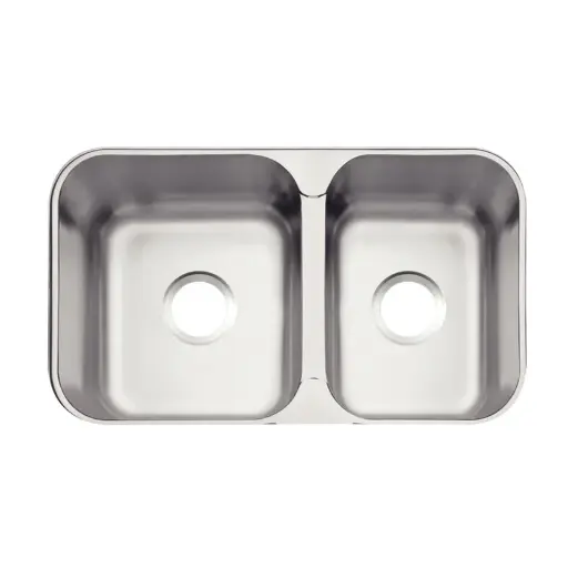 [94062105] Lavaplatos Doble Sobreponer Rectangular 69x40cm Satinado Tramontina