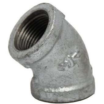 Codo 45° galvanizado