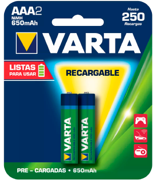 Pila Recargable Varta