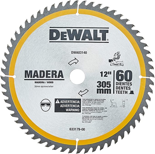 Disco Sierra Madera Dewalt