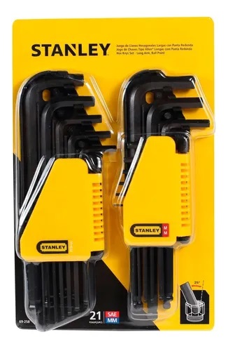 Juego de llaves hexagonales Stanley