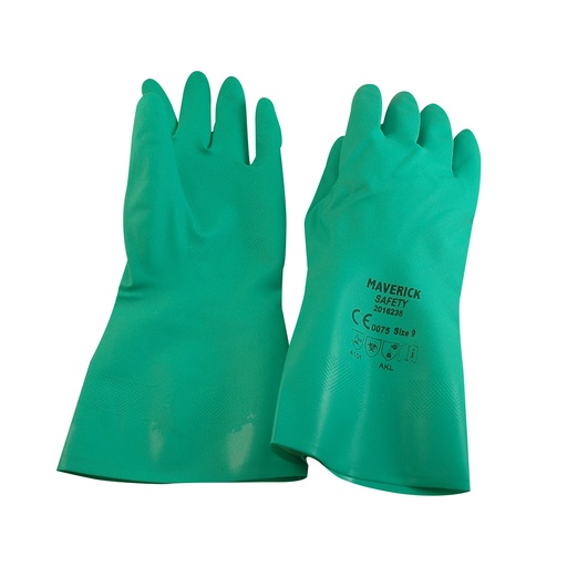 [2016238] Guantes fullnitrile verde Maverick