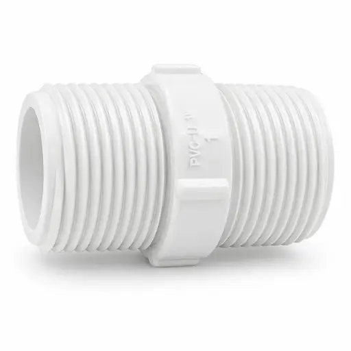 Niple Presion Roscado Pvc