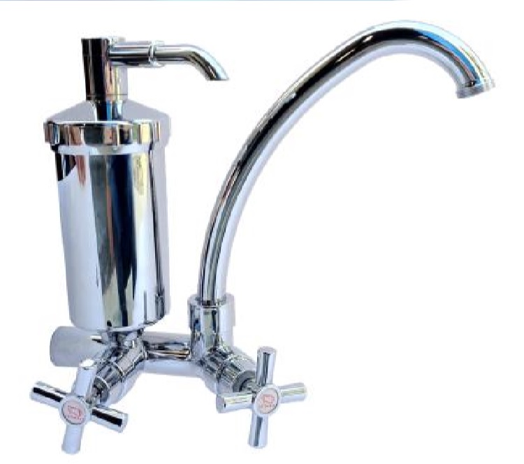 Llave Lavaplatos Pared Con Filtro Fermetal