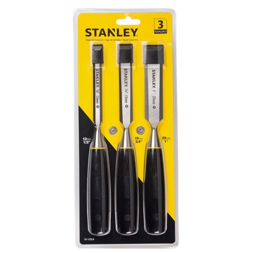 [16-125LA] Juego de formones Stanley