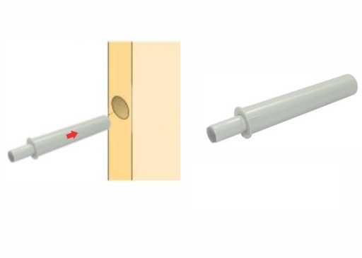 Amortiguador para puerta PVC Flexon