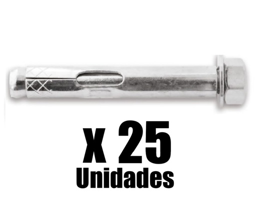 Chazo Anclaje Metalico Tradicional CA Mejia x 25u